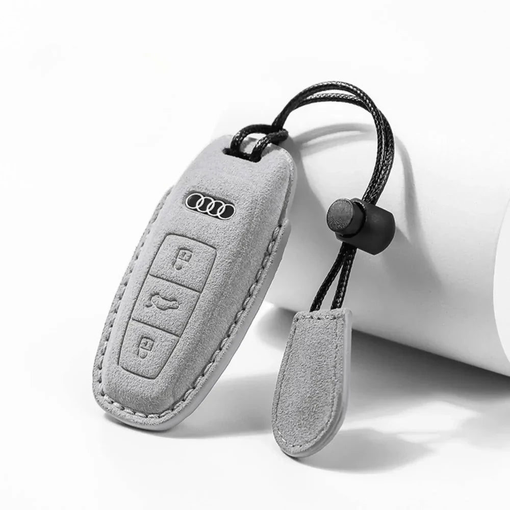 Suede Key Fob Cover Fits Audi  – Select Your Key Type