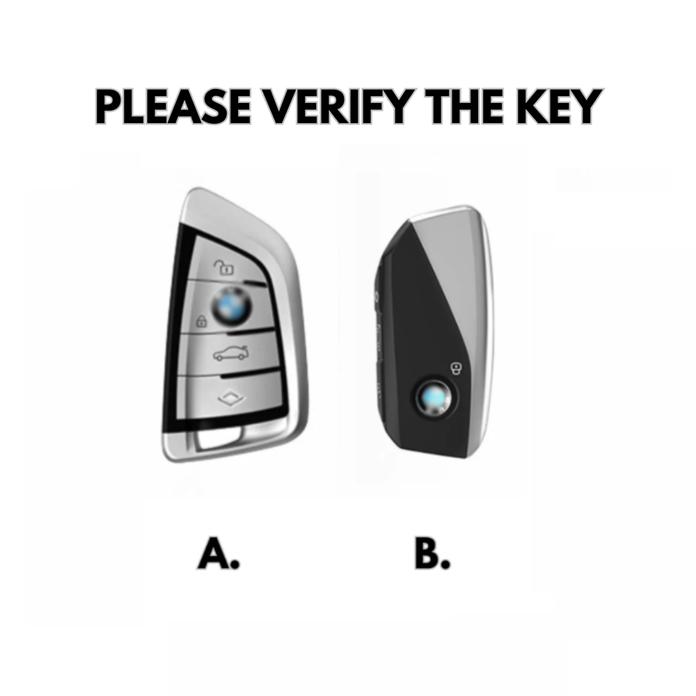 Suede Key Fob Fits BMW