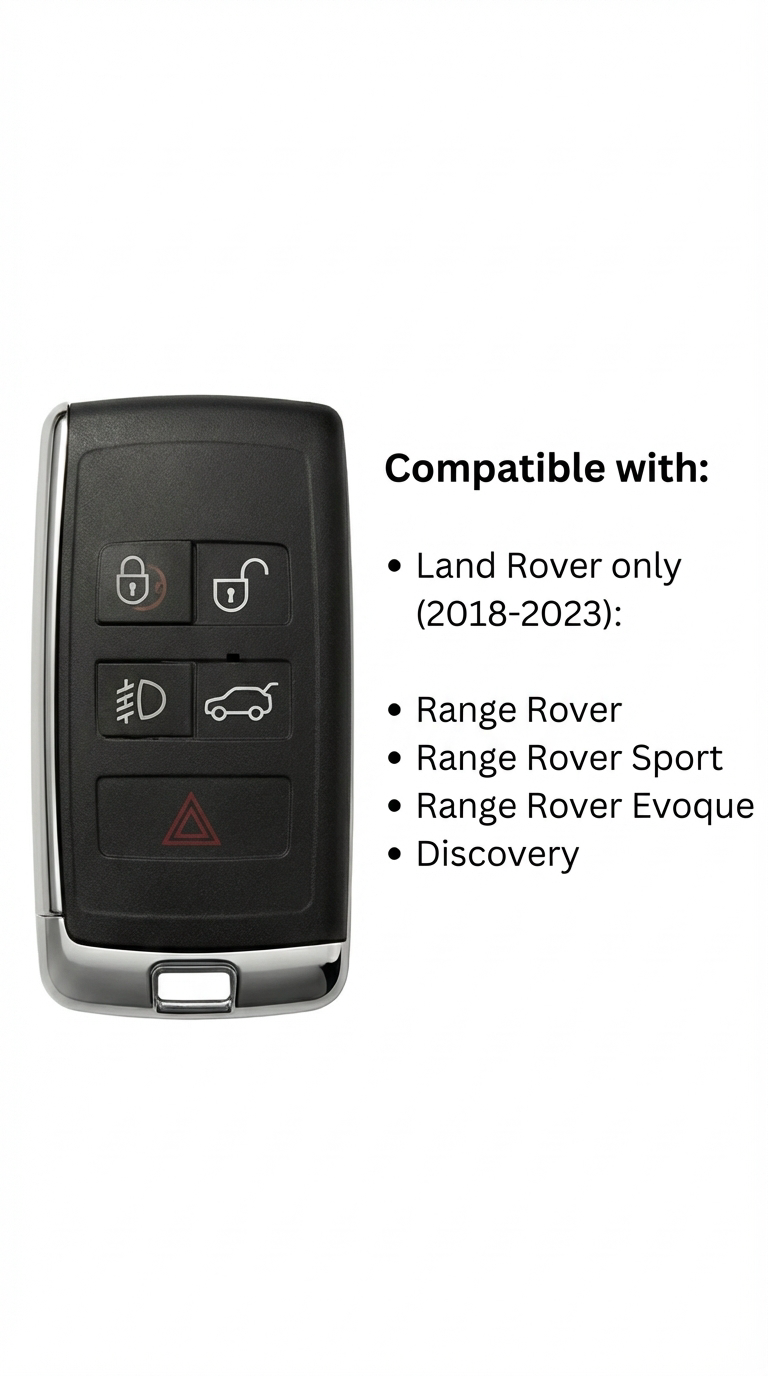 Suede Key Fob Cover Fits Land/Range Rover