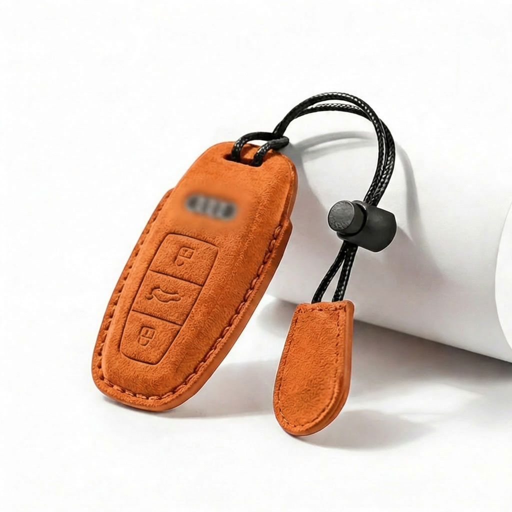 Suede Key Fob Cover Fits Audi  – Select Your Key Type