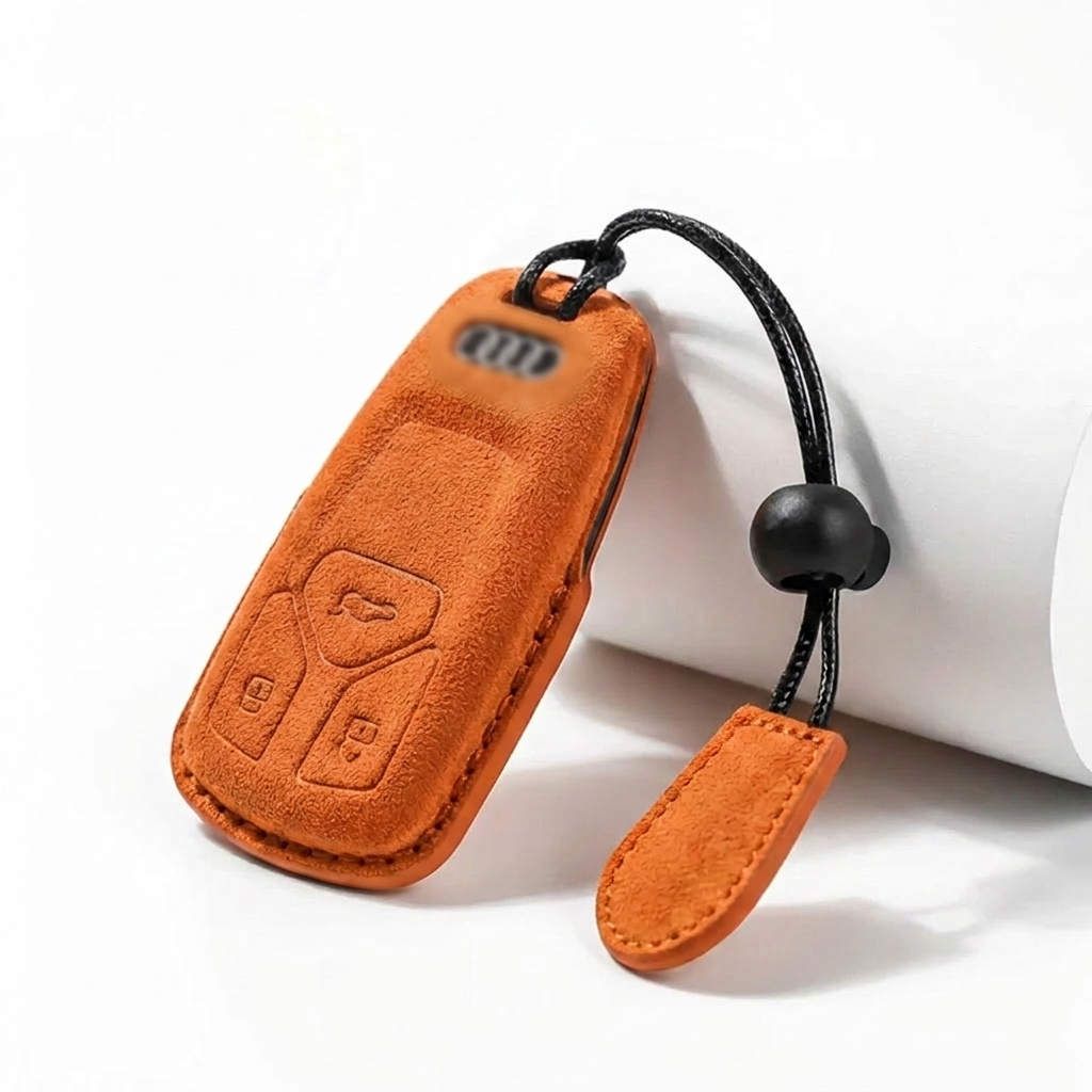 Suede Key Fob Cover Fits Audi  – Select Your Key Type