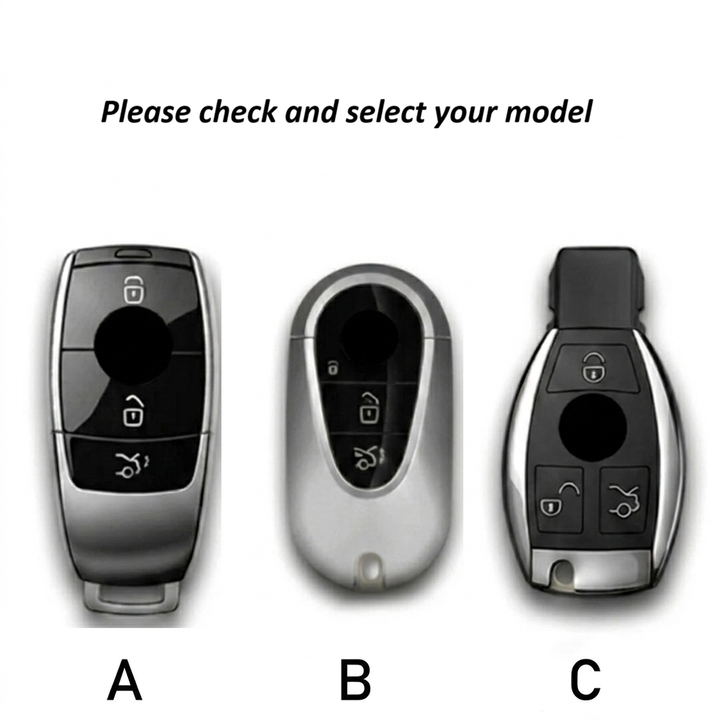 Suede Key Fob Cover Fits Mercedes-Benz – Select Your Key Type