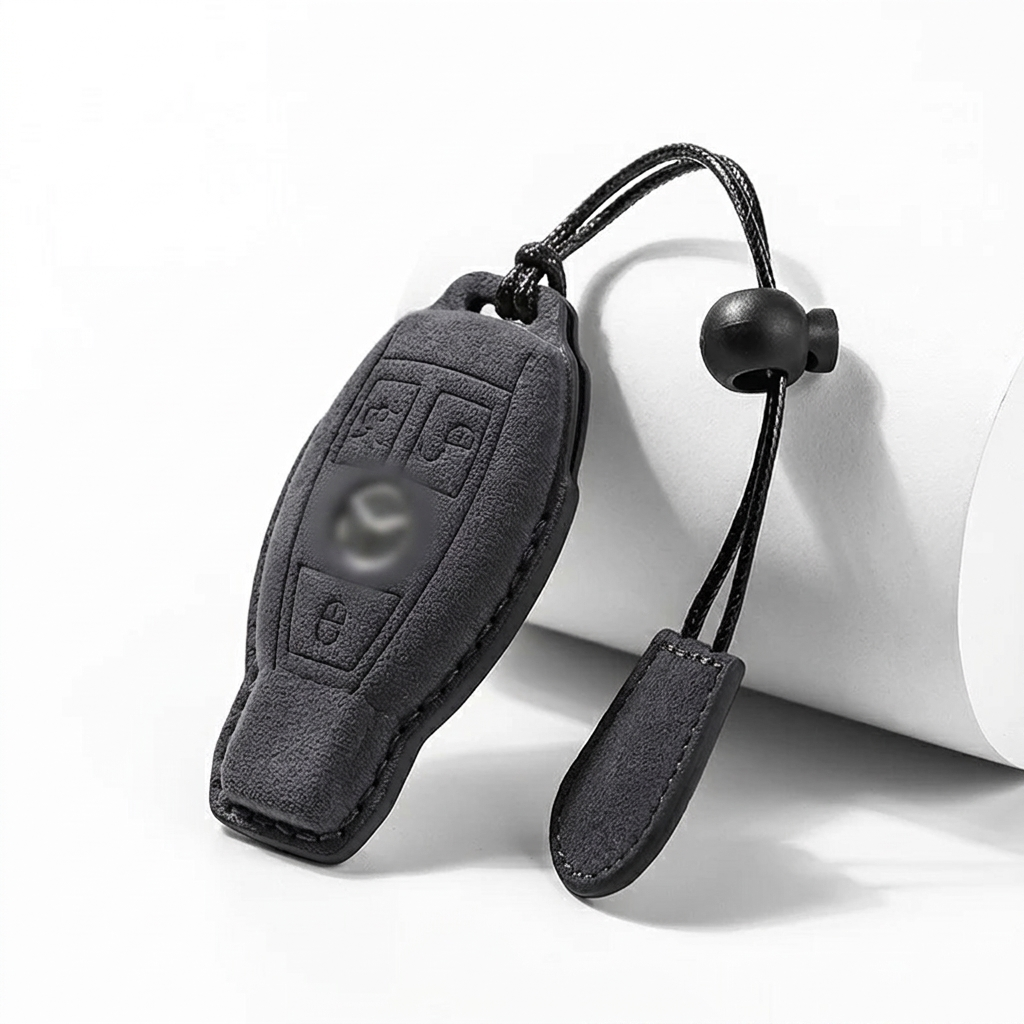 Suede Key Fob Cover Fits Mercedes-Benz – Select Your Key Type