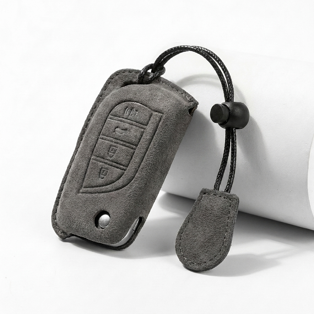Suede Key Fob Cover  Fits Toyota