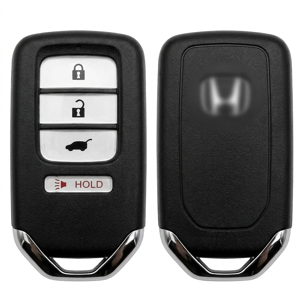 Suede Key Fob Cover Fits Honda