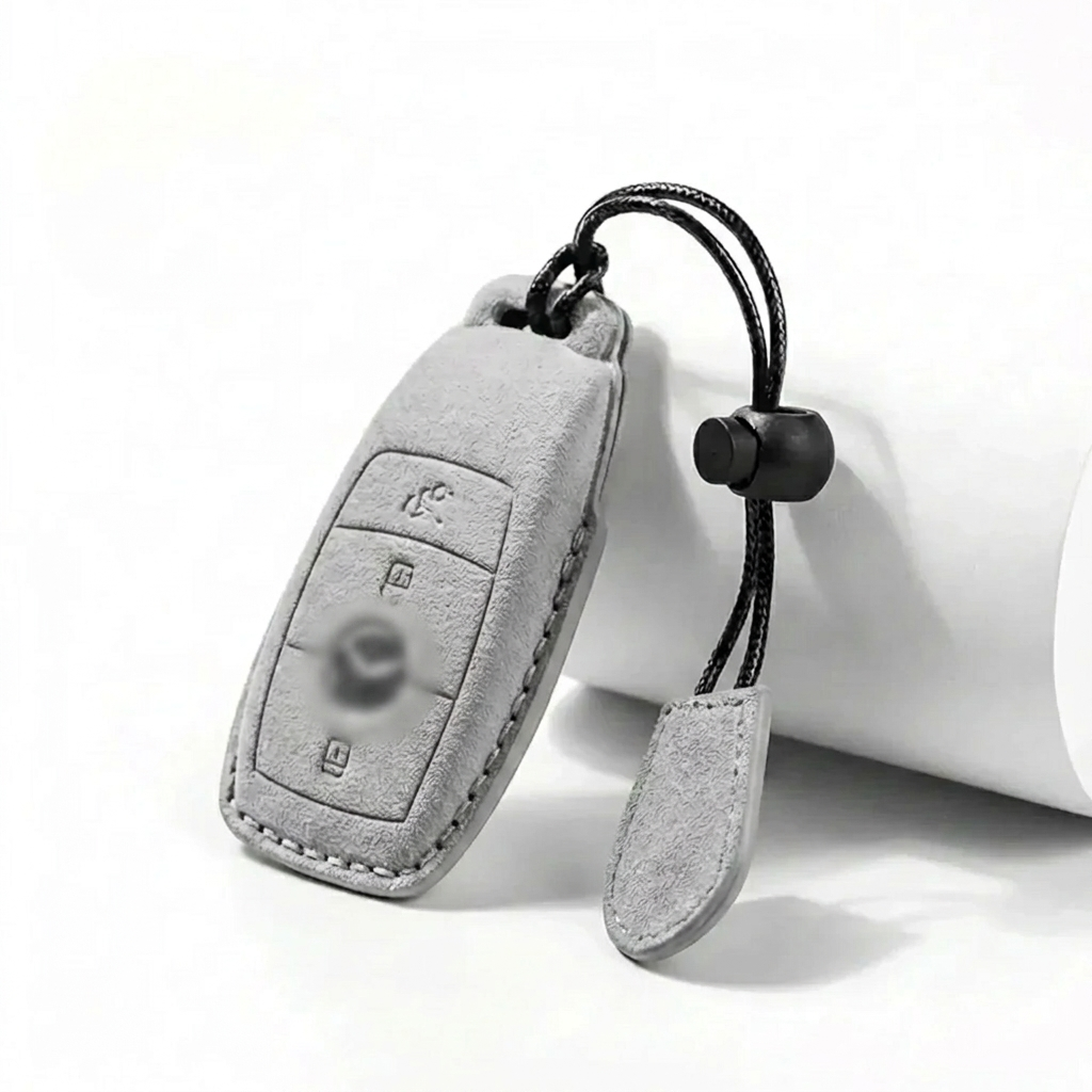 Suede Key Fob Cover Fits Mercedes-Benz – Select Your Key Type