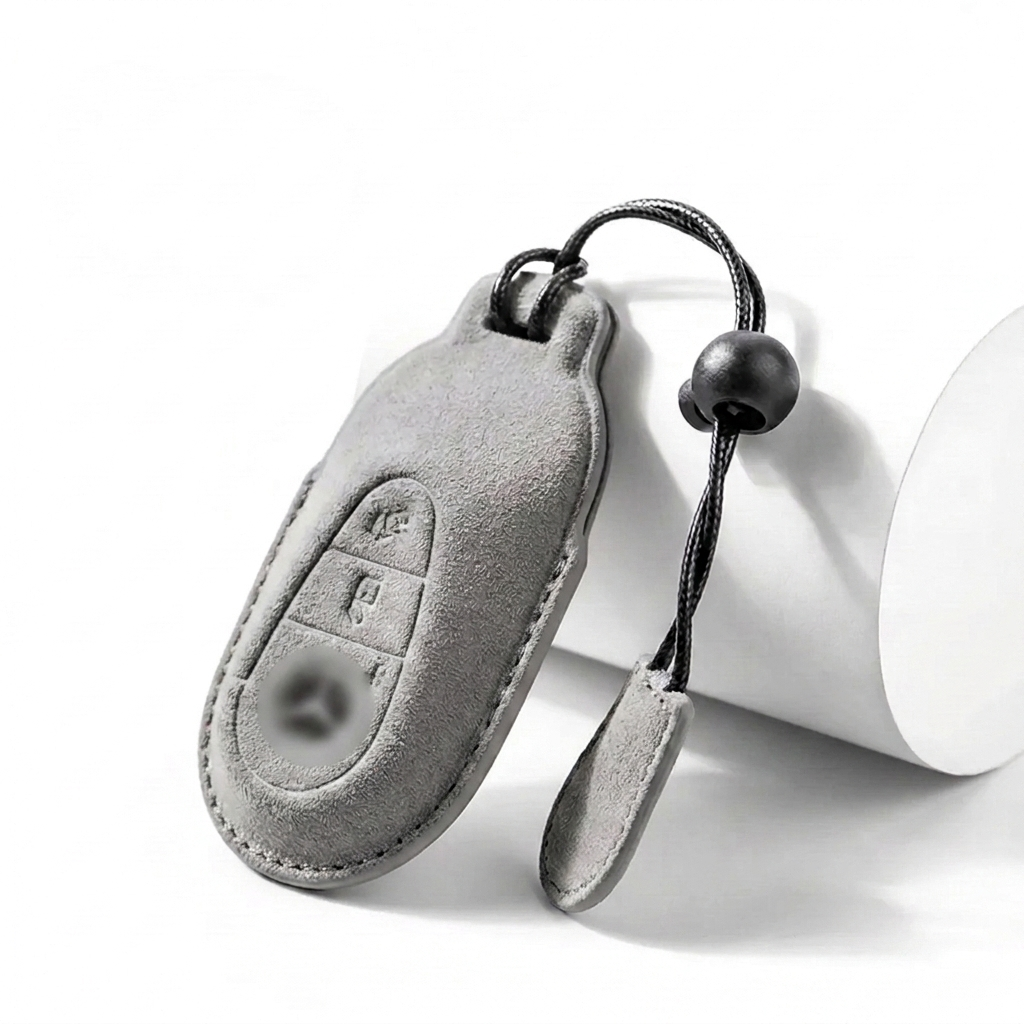 Suede Key Fob Cover Fits Mercedes-Benz – Select Your Key Type