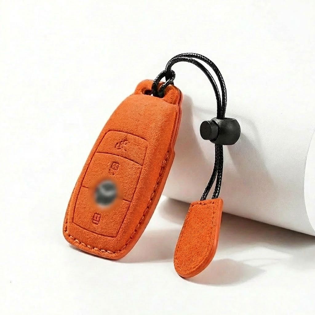 Suede Key Fob Cover Fits Mercedes-Benz – Select Your Key Type