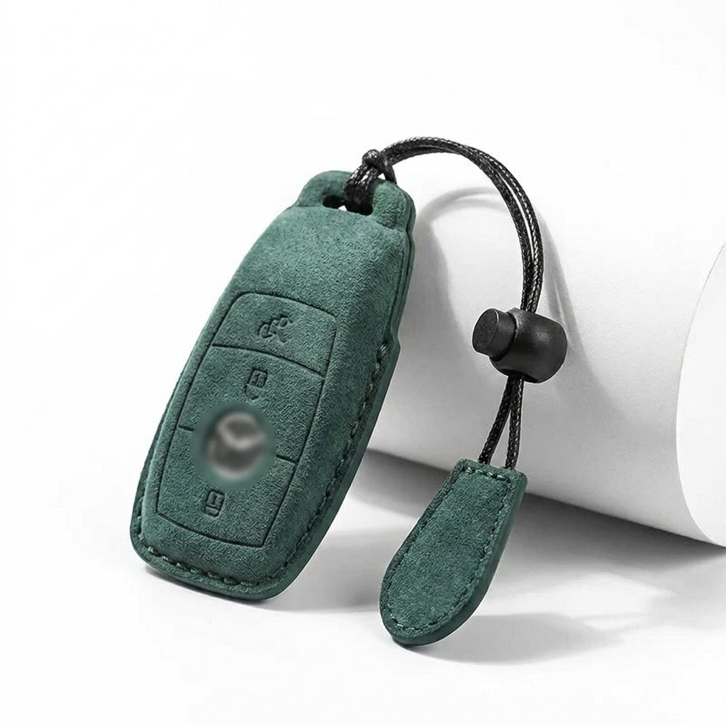 Suede Key Fob Cover Fits Mercedes-Benz – Select Your Key Type