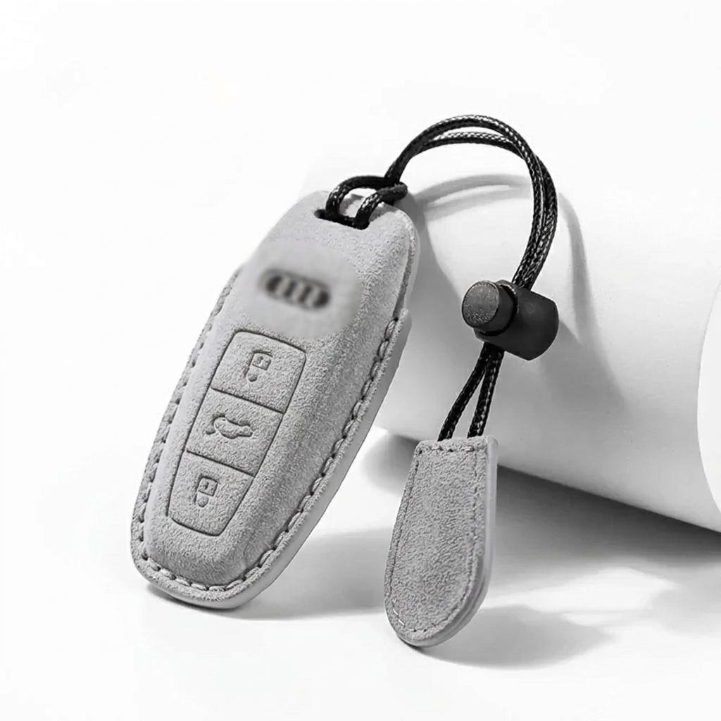 Suede Key Fob Cover Fits Audi  – Select Your Key Type