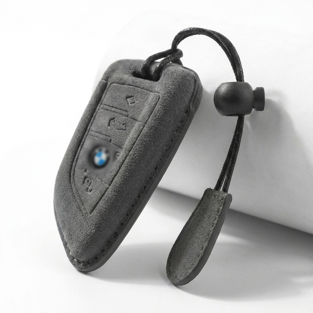 Suede Key Fob Cover Fits BMW  – Select Your Key Type