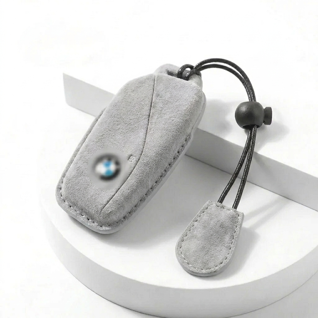 Suede Key Fob Cover Fits BMW  – Select Your Key Type