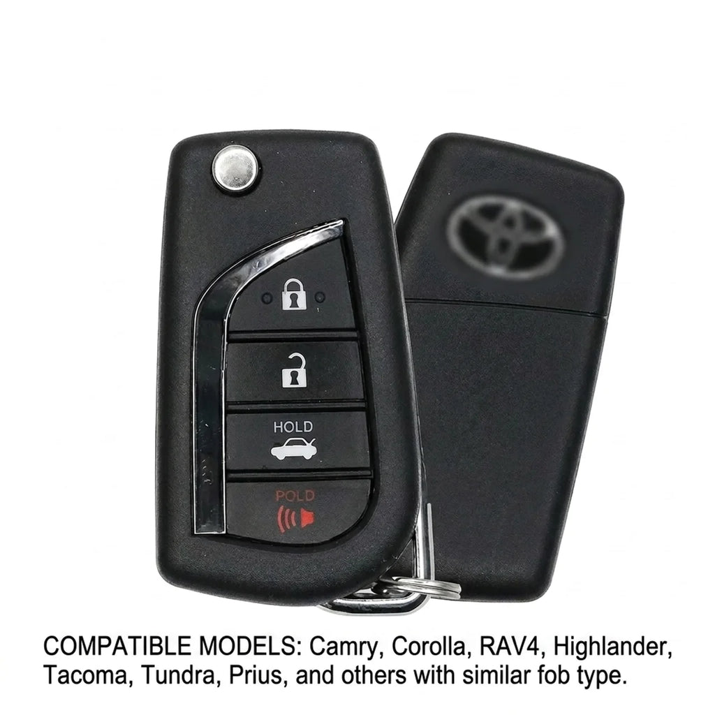 Suede Key Fob Cover  Fits Toyota