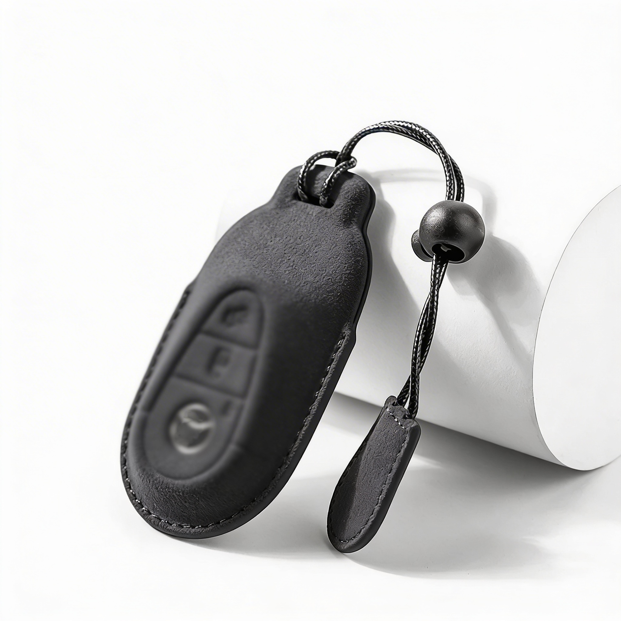 Suede Key Fob Fits Mercedes-Benz