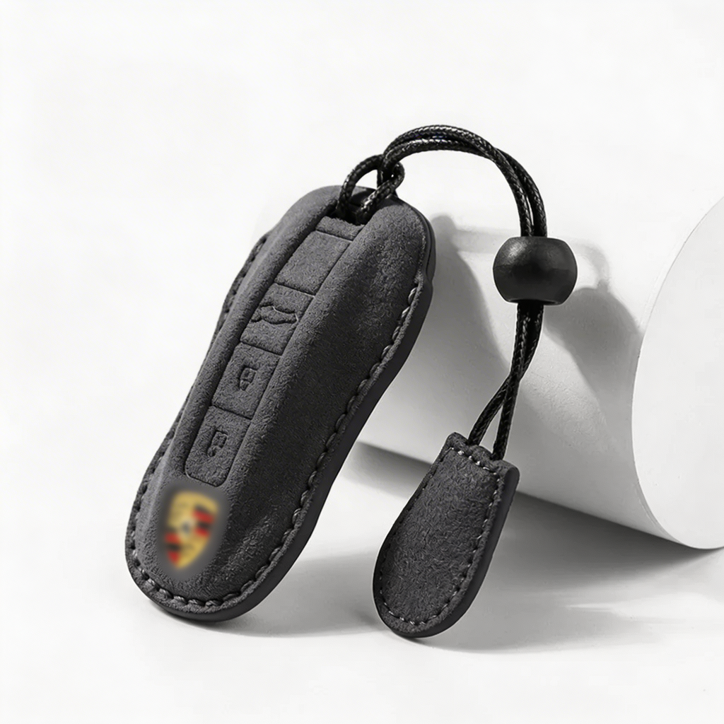 Suede Key Fob Cover Fits Porsche  – Select Your Key Type